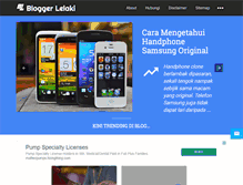 Tablet Screenshot of bloggerlelaki.com